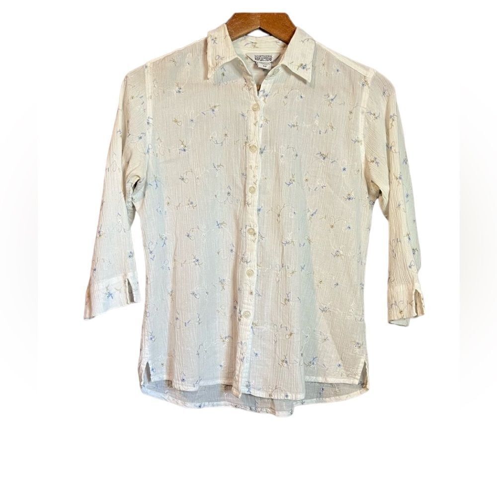 3 for $30! Northern reflections embroidered shirt